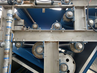 Mesin Belt Press Filter Dewatering Lumpur Tekstil