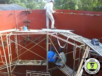 Storage Tank under construction